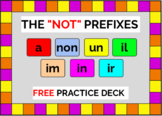 The "NOT" Prefixes, FREE BOOM CARDS