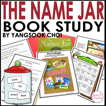 Preview of The Name Jar Activities - Back to School Activities Book Companion