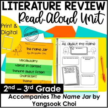 Preview of The Name Jar | Back-to-School Read Aloud Unit | Picture Book Reading Lessons