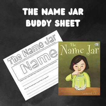 Preview of The Name Jar Buddy Sheet