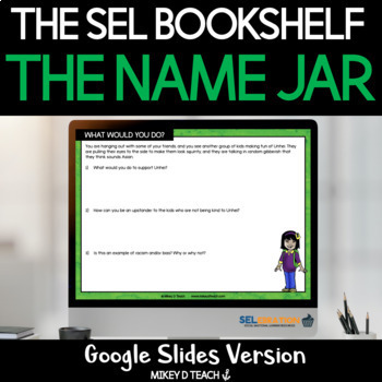 Preview of The Name Jar SEL Activities and Lesson Plans in Google Slides DIGITAL