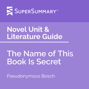 Preview of The Name of This Book Is Secret Novel Unit & Literature Guide