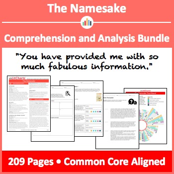 Preview of The Namesake – Comprehension and Analysis Bundle
