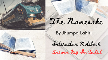 Preview of The Namesake: Interactive Notebook and Answer Key