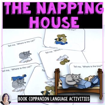 Preview of The Napping House Adapted Book Companion for Speech Therapy Language Activities
