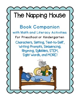 Preview of The Napping House Book Companion with Math, Literacy and STEM Activities