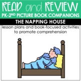 The Napping House Speech Therapy Book Companion for PK - 2