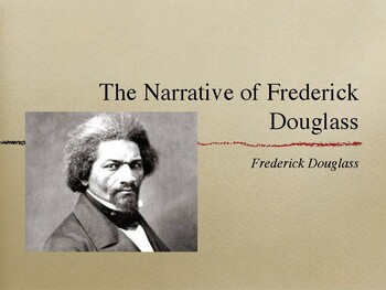 Preview of The Narrative of Frederick Douglass Background Notes and Elements of Syntax