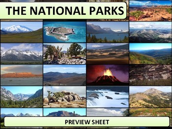 Preview of The National Parks : Project Based Unit : Complete Bundle