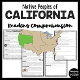The Native Peoples of California Reading Comprehension Worksheet