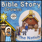 The Nativity Bible Story Crowns Craft, Christmas Story Hat