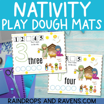 Nativity Playdough Mats - Super God, Not Super Mom