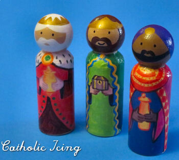 catholic icing peg dolls