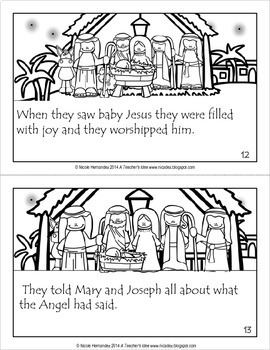 The Nativity Story Mini Book by Nicole Hernandez - A Teacher's Idea