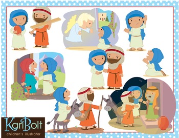 Preview of The Nativity Story Clip Art