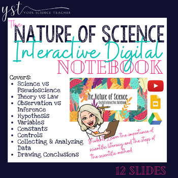 Preview of The Nature of Science/Scientific Method Interactive Digital Notebook