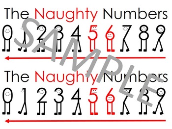 Preview of The Naughty Numbers