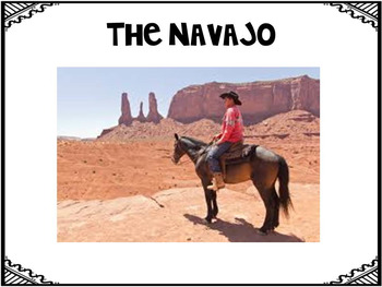 Preview of The Navajo PowerPoint with Graphic Organizer, Quiz, and Comprehension Questions