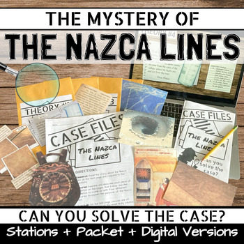 Preview of The Nazca Lines South American History Primary Sources Research Activity