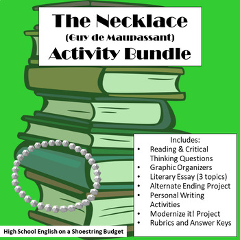 Preview of The Necklace Activity Bundle (Guy de Maupassant) PDF