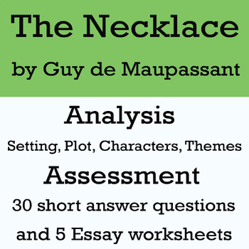 essay questions for the necklace
