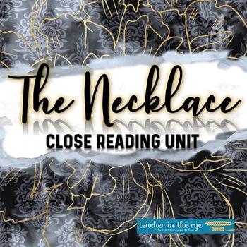 Preview of The Necklace Short Story Unit Pre-Reading, Questions, Quiz, Essay and More!