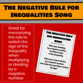 The Negative Rule for Inequalities Song