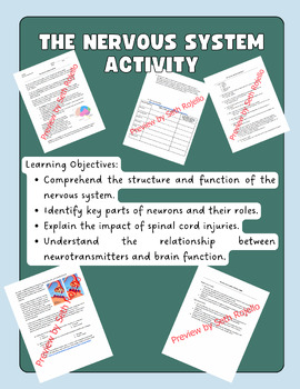 Preview of The Nervous System Activity