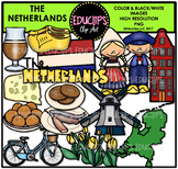 The Netherlands Clip Art Bundle {Educlips Clipart}