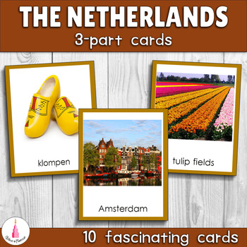 Preview of The Netherlands Montessori 3-part Cards