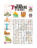 The New 7 Wonders of The World - Word Search Puzzles