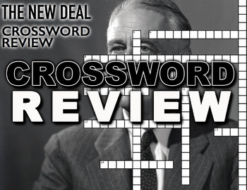 The New Deal Crossword Puzzle Review by Burt Brock #39 s Big Ideas TpT