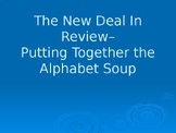 The New Deal In Review– Putting Together the Alphabet Soup