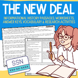 The New Deal: Reading Passages, Worksheets, & Activities {