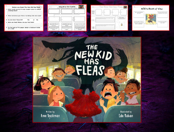 Preview of The New Kid Has Fleas - Book Companion - Point of View, Sequencing and More