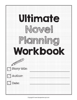 Printable Novel Planning Workbook - Coloring Book Edition