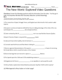 The New World: Explored; Video Questions European Exploration