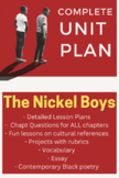 The Nickel Boys - COMPLETE Unit Plan - RIGOR + INTEREST!! 