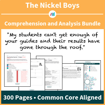 Preview of The Nickel Boys — Comprehension and Analysis Bundle | Distance Learning