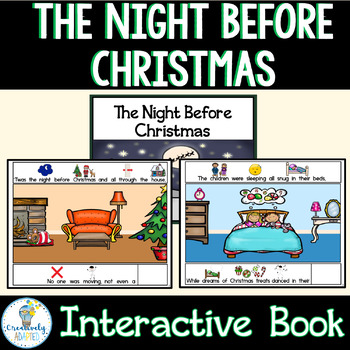 Preview of The Night Before Christmas-ADAPTED INTERACTIVE BOOK