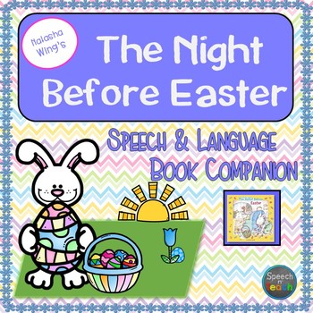 Preview of The Night Before Easter Speech & Language Book Companion