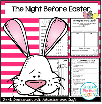 Preview of Literary Companion for The Night Before Easter with Activities and Crafts