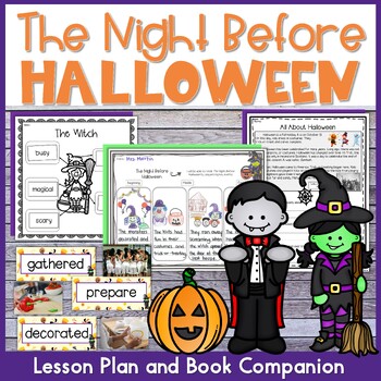 The Night Before Halloween Lesson and Book Companion by ELA with Mrs Martin