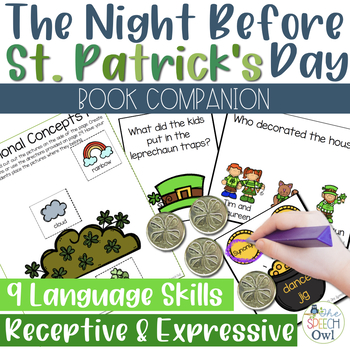 Preview of The Night Before St. Patrick's Day: Book Companion for Language