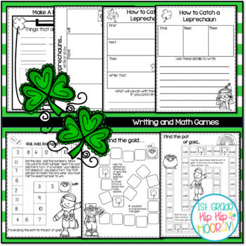 Craft and Activities to Accompany The Night Before St. Patrick's Day...!