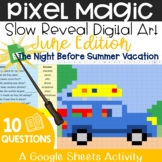 The Night Before Summer Vacation - A Pixel Art Activity