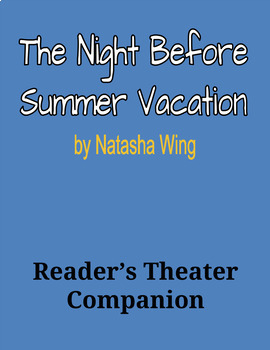 Preview of The Night Before Summer Vacation - Reader's Theater Companion #summer24