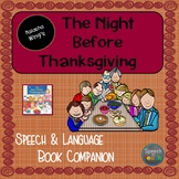 The Night Before Thanksgiving Speech & Language Book Companion