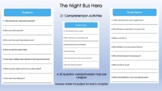 The Night Bus Hero Reading Comprehension Bundle (21 activities)