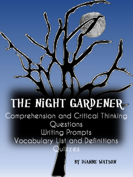 Preview of The Night Gardener Comprehension and Critical Thinking Questions